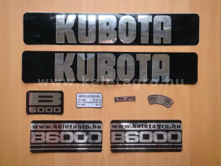 traktor felirat készlet Kubota B6000 (1)