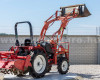 Yanmar F-230 japán kistraktor homlokrakodóval (3)