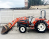 Kubota GL261 U-Shift homlokrakodóval japán kistraktor (8)