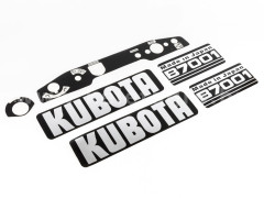 Felirat készlet (Kubota B7001) - Japán Kistraktorok - 