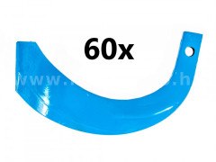 Talajmarókés  japán kistraktorokhoz Iseki / Kubota / Mitsubishi / Shibaura / Yanmar, 60 darabos csomag, SZUPER ÁRON! - Japán Kistraktorok -