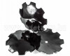 Tárcsalap 460mm-es, csipkés, (bóracél) AsahiParts, 10 darabos csomag (6)