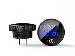 Feszültségmérő óra, kapcsolóval, digitális, japán kistraktorhoz - Japán Kistraktorok -