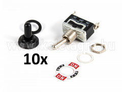 Kapcsoló 3 állású, 3 lábú, vízmentes, 10 db-os csomag SZUPER ÁRON! - Japán Kistraktorok -