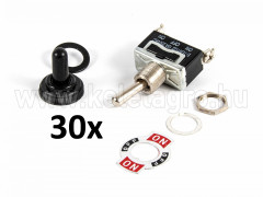 Kapcsoló 3 állású, 3 lábú, vízmentes, 30 db-os csomag SZUPER ÁRON! - Japán Kistraktorok -